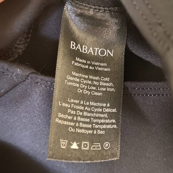 Babaton Black V-Neck Bodysuit with Mid Length Sleeves and Back Zipper XS - Picture 8 of 9